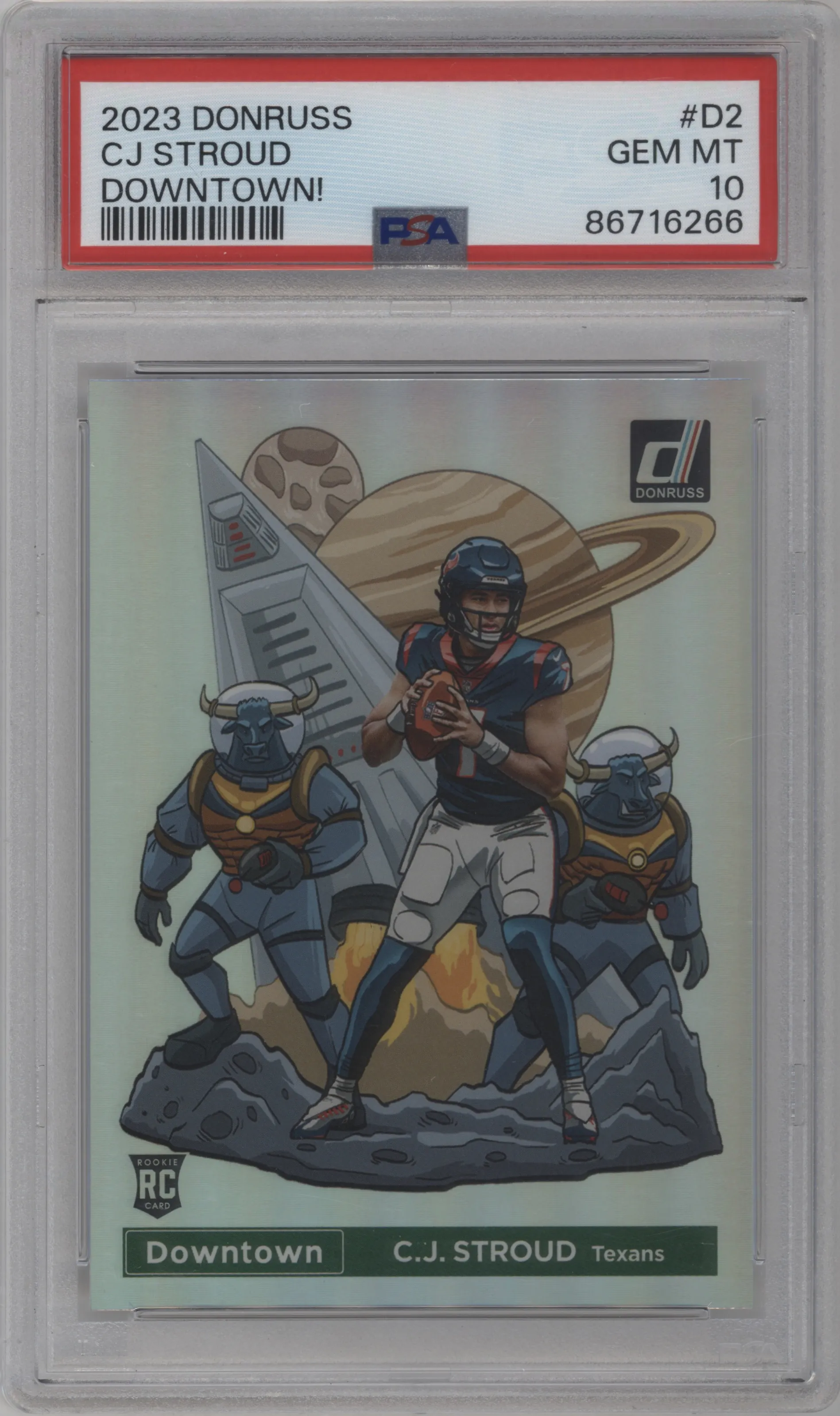 2023 Panini Donruss Downtown C.J. Stroud #D-2 PSA 10