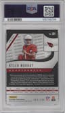 Kyler Murray from the 2019 Panini Prizm set featuring a Orange Prizm parallel graded by PSA and given an overall grade of 9.