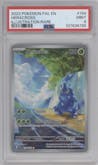 Heracross from the 2023 Pokemon SV set graded by PSA and given an overall grade of 9.