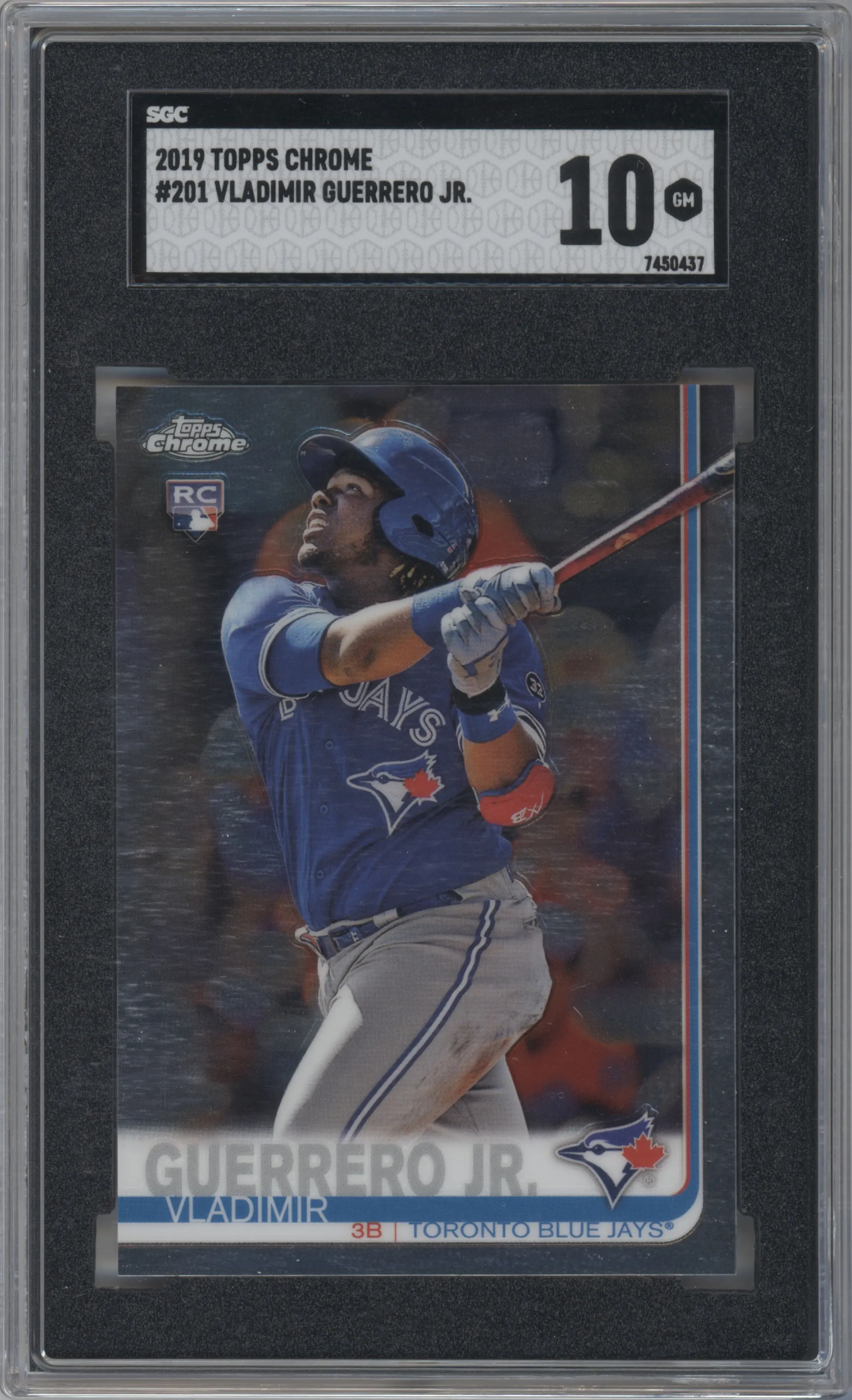 2019 Topps Chrome Vladimir Guerrero Jr. #201 SGC 10