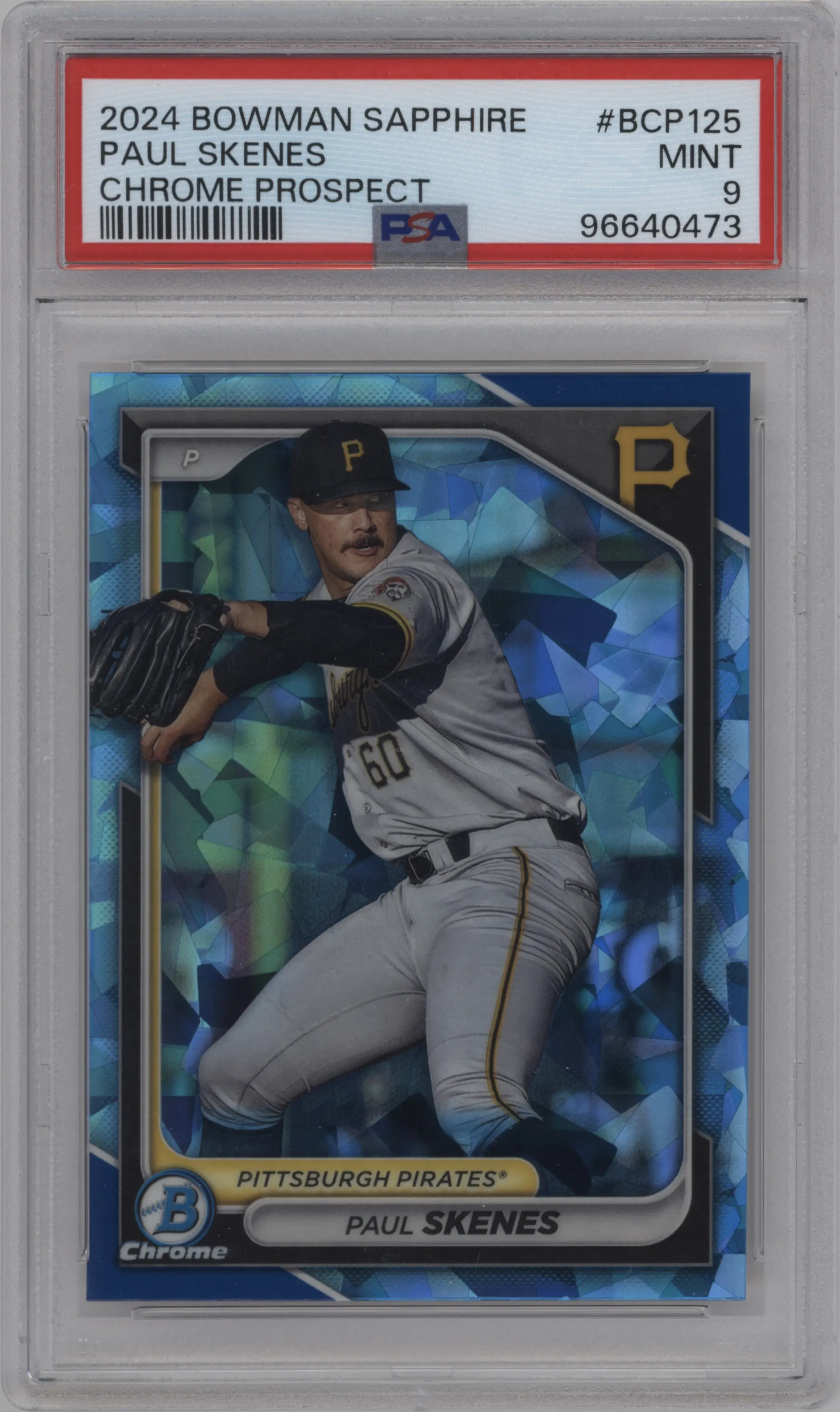 2024 Bowman Sapphire Edition Paul Skenes #BCP-125 PSA 9
