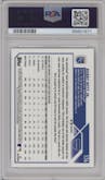 Bobby Witt Jr. from the 2023 Topps Chrome Logofractor Edition set graded by PSA and given an overall grade of 10.