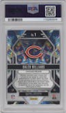 Caleb Williams from the 2024 Panini Prizm set graded by PSA and given an overall grade of 10.