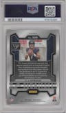 C.J. Stroud from the 2023 Panini Prizm set featuring a Disco parallel graded by PSA and given an overall grade of 10.