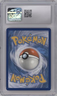 Charizard from the 2020 Pokemon SWSH set featuring a Vivid Voltage Prerelease promo parallel graded by CSG and given an overall grade of 10.