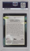 Corbin Carroll from the 2023 Topps Cosmic Chrome set graded by PSA and given an overall grade of 10.