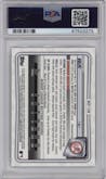 Anthony Volpe from the 2020 Bowman set featuring a Atomic Refractor parallel graded by PSA and given an overall grade of 10.