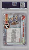 Blastoise from the 1999 Pokemon set graded by PSA and given an overall grade of 6.