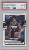 Anthony Edwards from the 2020-21 Panini Donruss set graded by PSA and given an overall grade of 10.