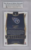 Derrick Henry from the 2016 Panini Select set featuring a Prizm parallel graded by Beckett and given an overall grade of 9.