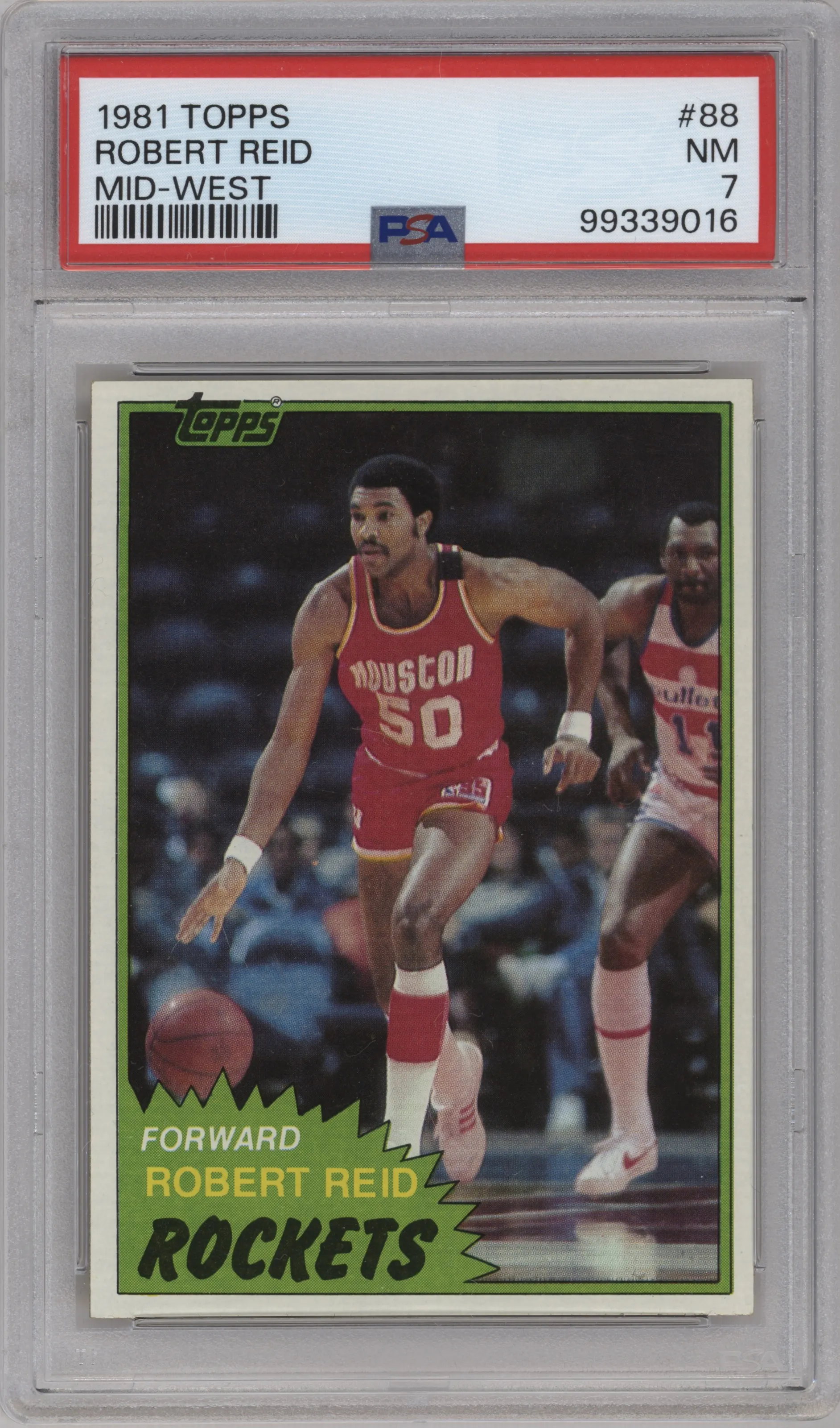 1981 Topps Robert Reid #MW88 PSA 7