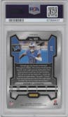 Kerby Joseph  from the 2023 Panini Prizm set featuring a Green Sparkle parallel graded by PSA and given an overall grade of 10.