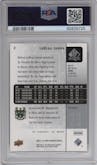 LeBron James from the 2011-12 SP Authentic set graded by PSA and given an overall grade of 9.