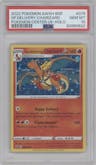 Special Delivery Charizard  from the 2022 Pokemon SWSH set featuring a Pokemon Center UK parallel graded by PSA and given an overall grade of 10.