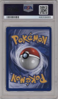 Light Arcanine from the 2002 Pokemon Neo Genesis set graded by PSA and given an overall grade of 9.
