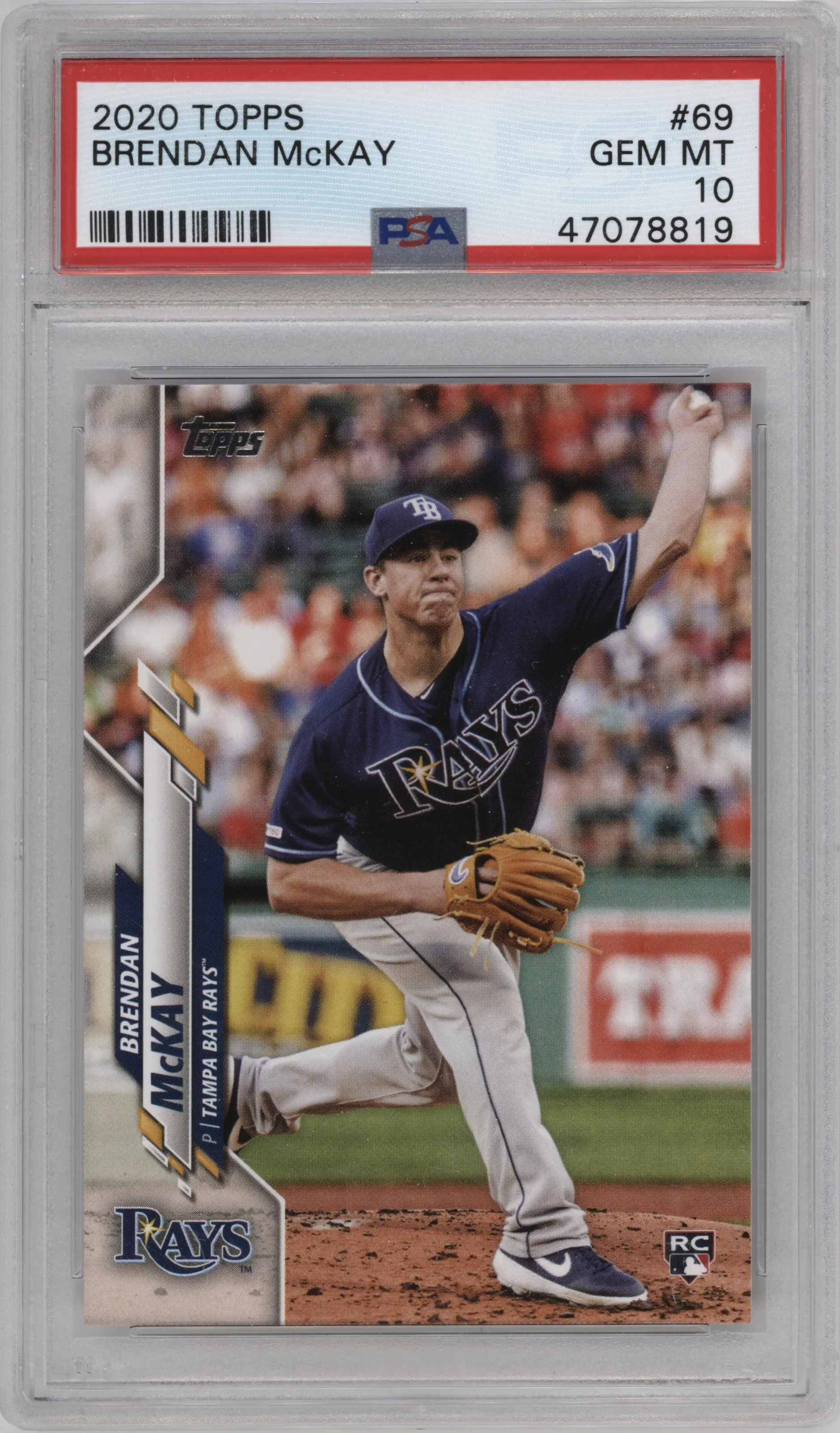 2020 Topps Series 1 Brendan McKay PSA 10