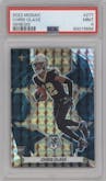 Chris Olave from the 2022 Panini Mosaic set featuring a Genesis parallel graded by PSA and given an overall grade of 9.