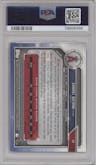 Shohei Ohtani from the 2019 Bowman  set featuring a Sky Blue parallel graded by PSA and given an overall grade of 9.