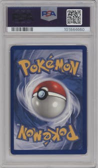 Sandshrew from the 1999 Pokemon set graded by PSA and given an overall grade of 9.