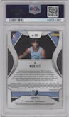 Ja Morant from the 2019-20 Panini Prizm set featuring a Silver Prizm parallel graded by PSA and given an overall grade of 9.