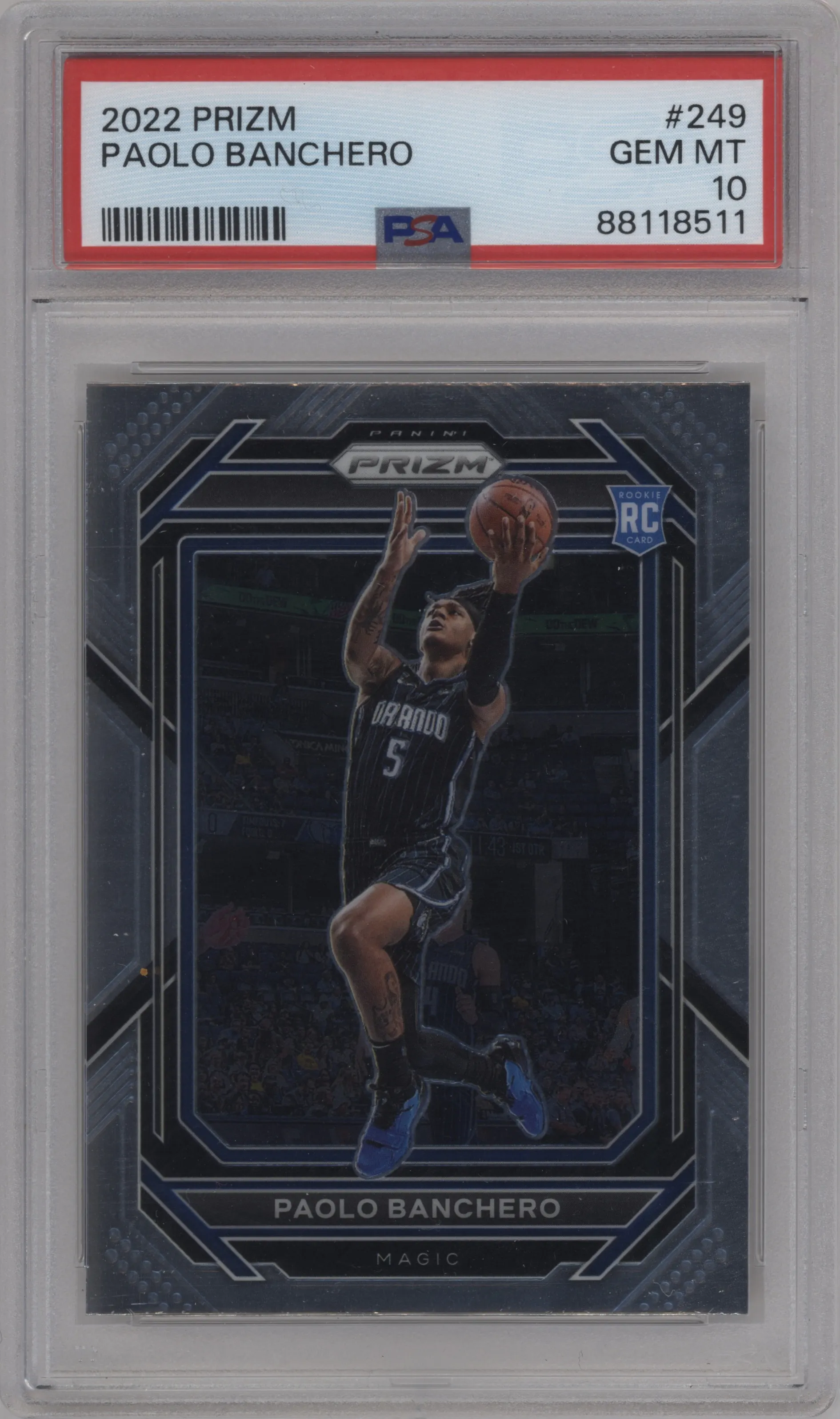 2022 Panini Prizm Paolo Banchero #249 PSA 10