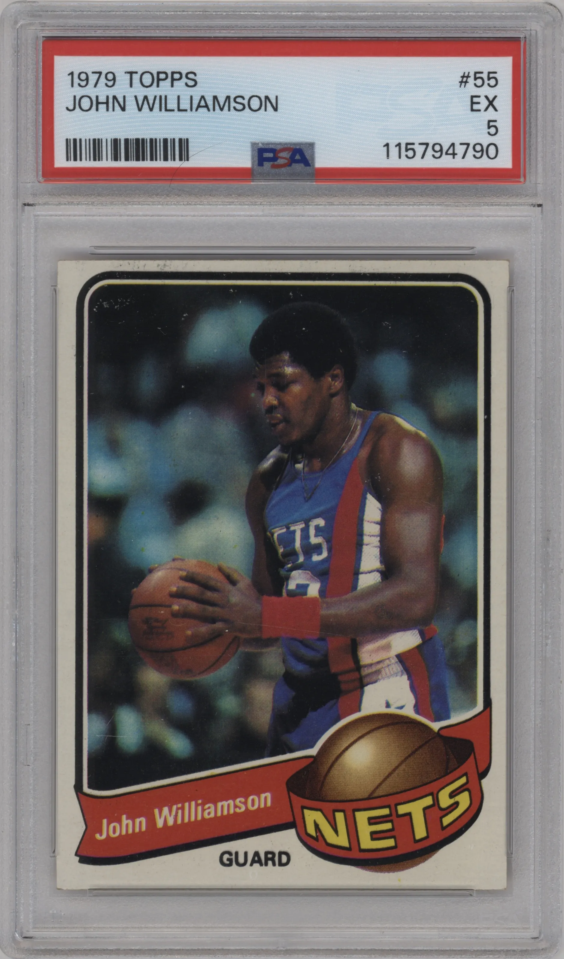 1979 Topps John Williamson #55 PSA 5