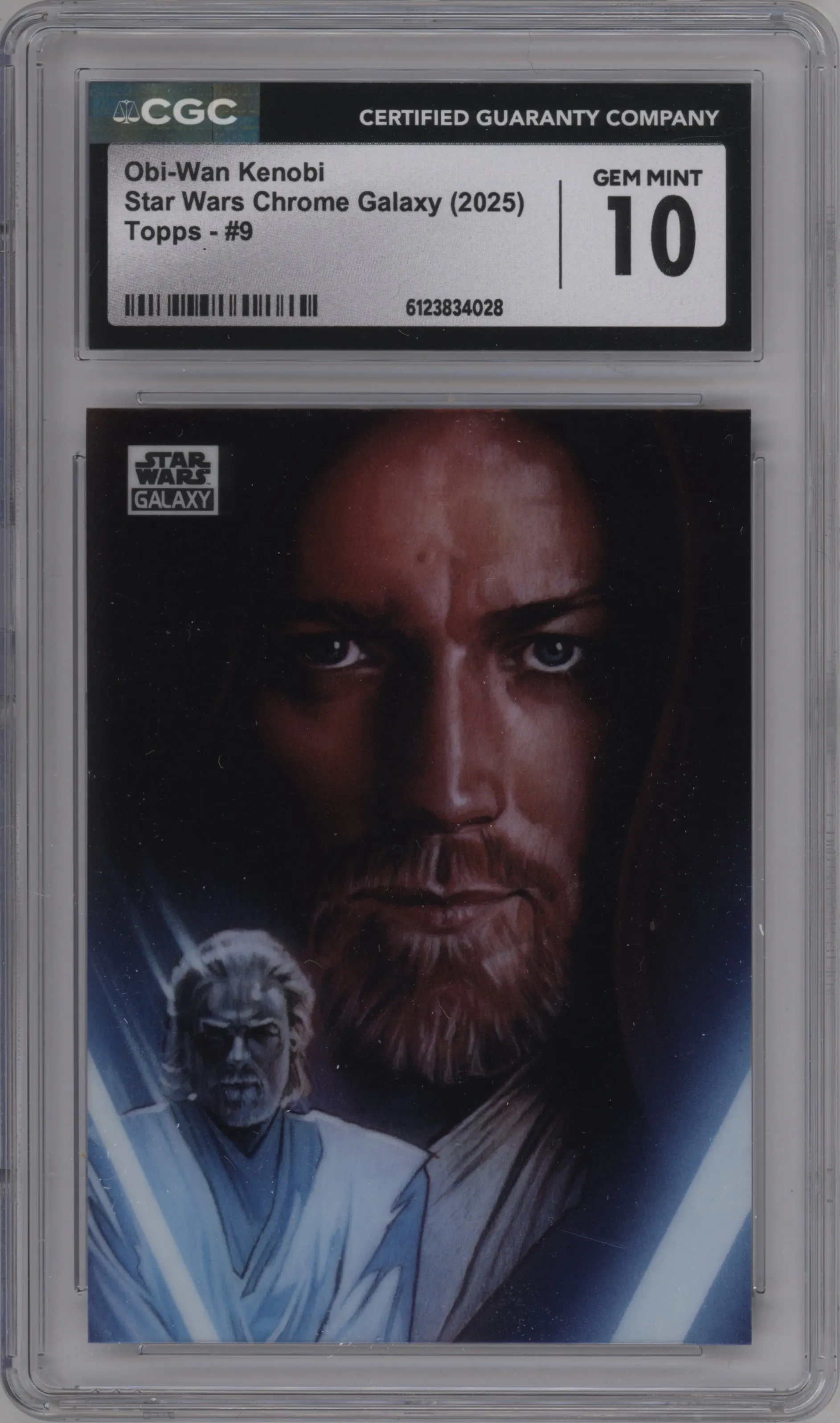 2025 Topps Chrome Star Wars Galaxy Obi-Wan Kenobi CGC 10
