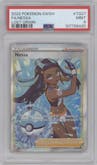 Nessa from the 2022 Pokemon SWSH set graded by PSA and given an overall grade of 9.