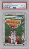 Shai Gilgeous-Alexander from the 2023-24 Panini Donruss set graded by PSA and given an overall grade of 10.