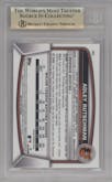 Adley Rutschman from the 2023 Bowman Mega Box set featuring a Gold Refractor parallel graded by Beckett and given an overall grade of 9.5.