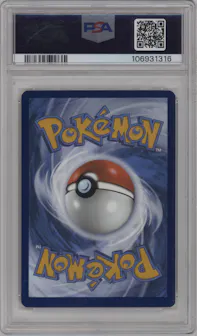 Pikachu ex from the 2024 Pokemon SV set graded by PSA and given an overall grade of 10.