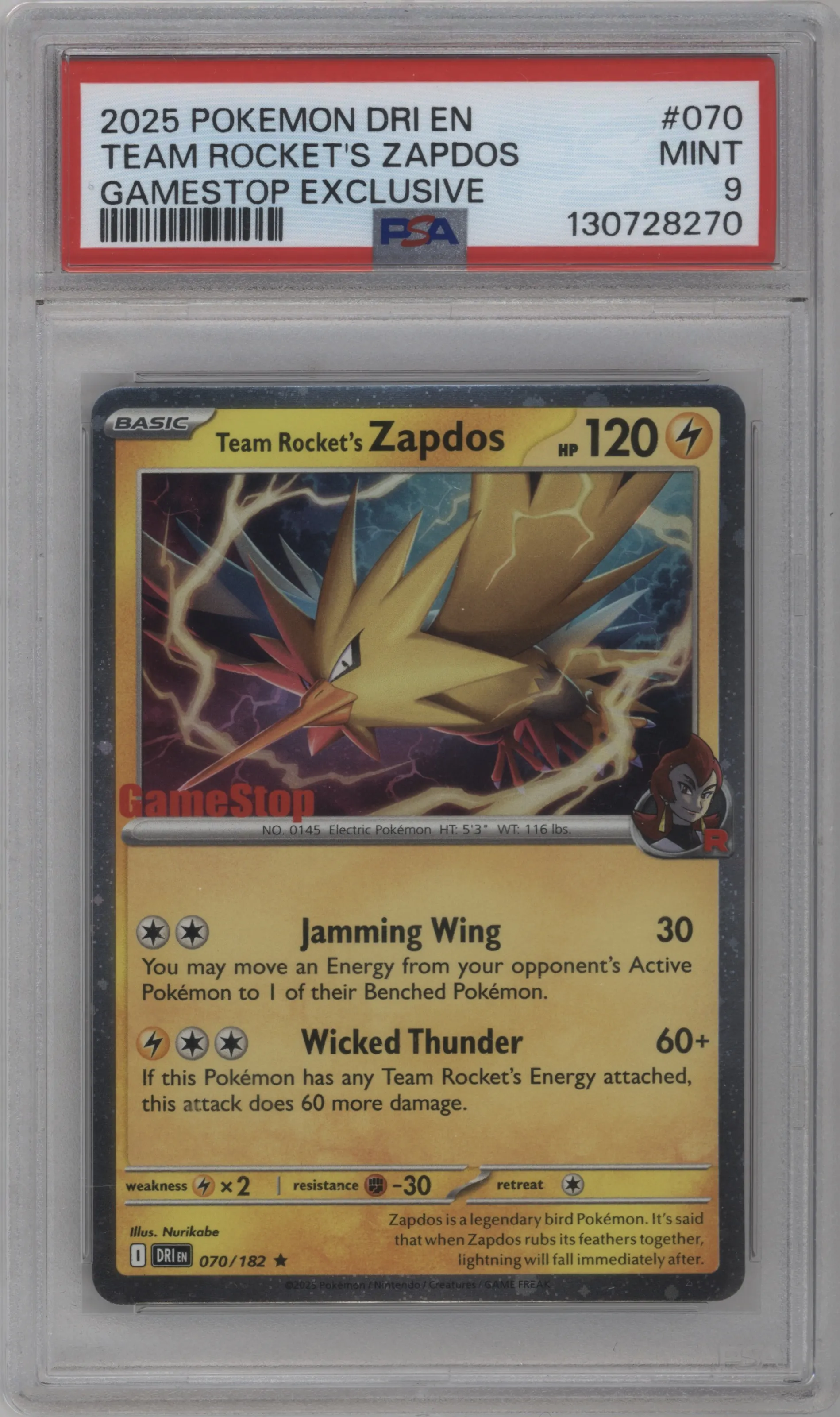 Team Rocket's Zapdos