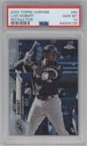 Luis Robert from the 2020 Topps Chrome set featuring a Refractor  parallel graded by PSA and given an overall grade of 10.