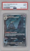 Dusclops from the 2024 Pokemon SV set graded by PSA and given an overall grade of 9.