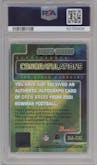 Drew Brees from the 2001 Bowman set graded by PSA and given an overall grade of 8.