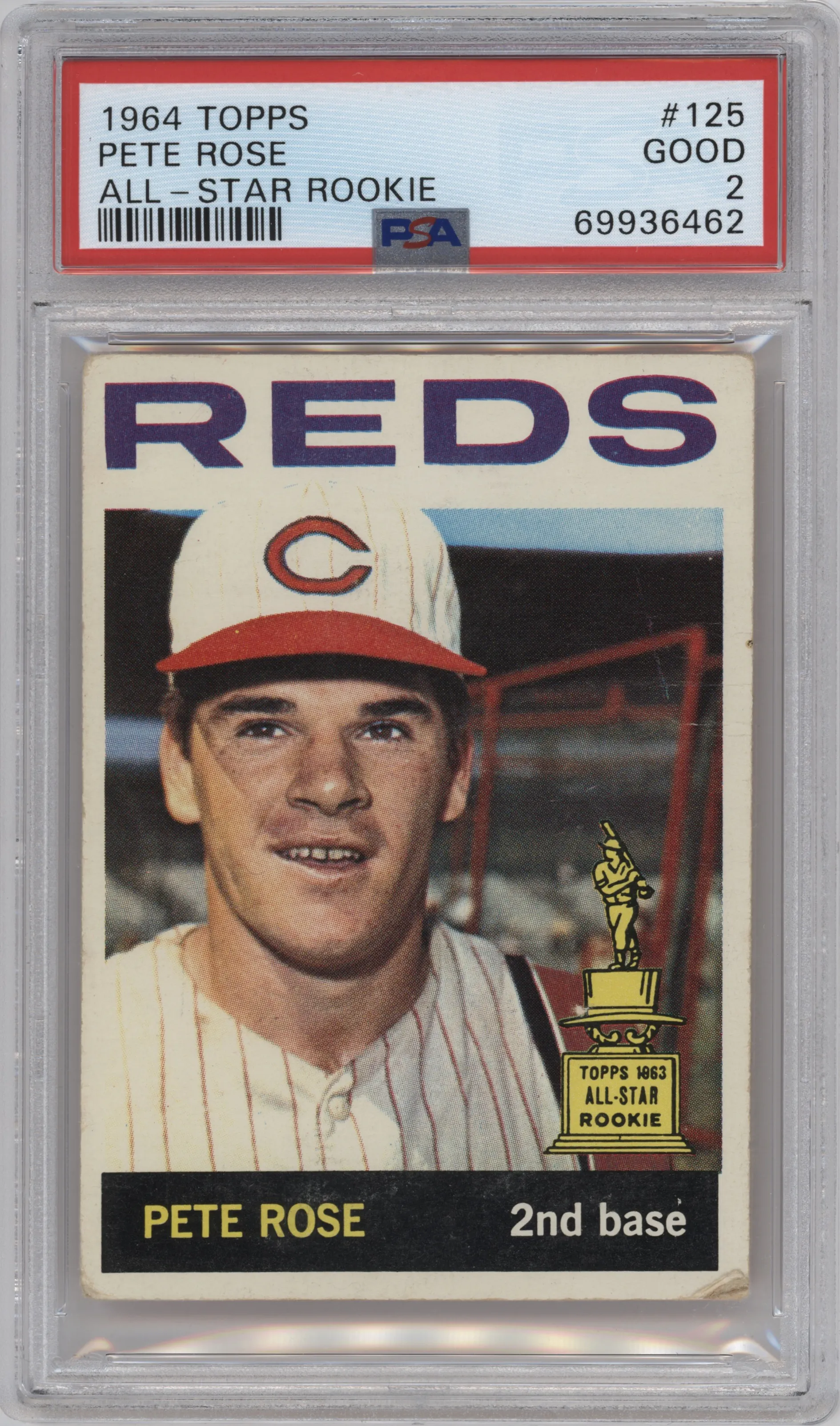 1964 Topps Pete Rose PSA 2
