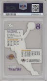 Kobe Bryant from the 2003-04 Fleer E-X set graded by PSA and given an overall grade of 9.