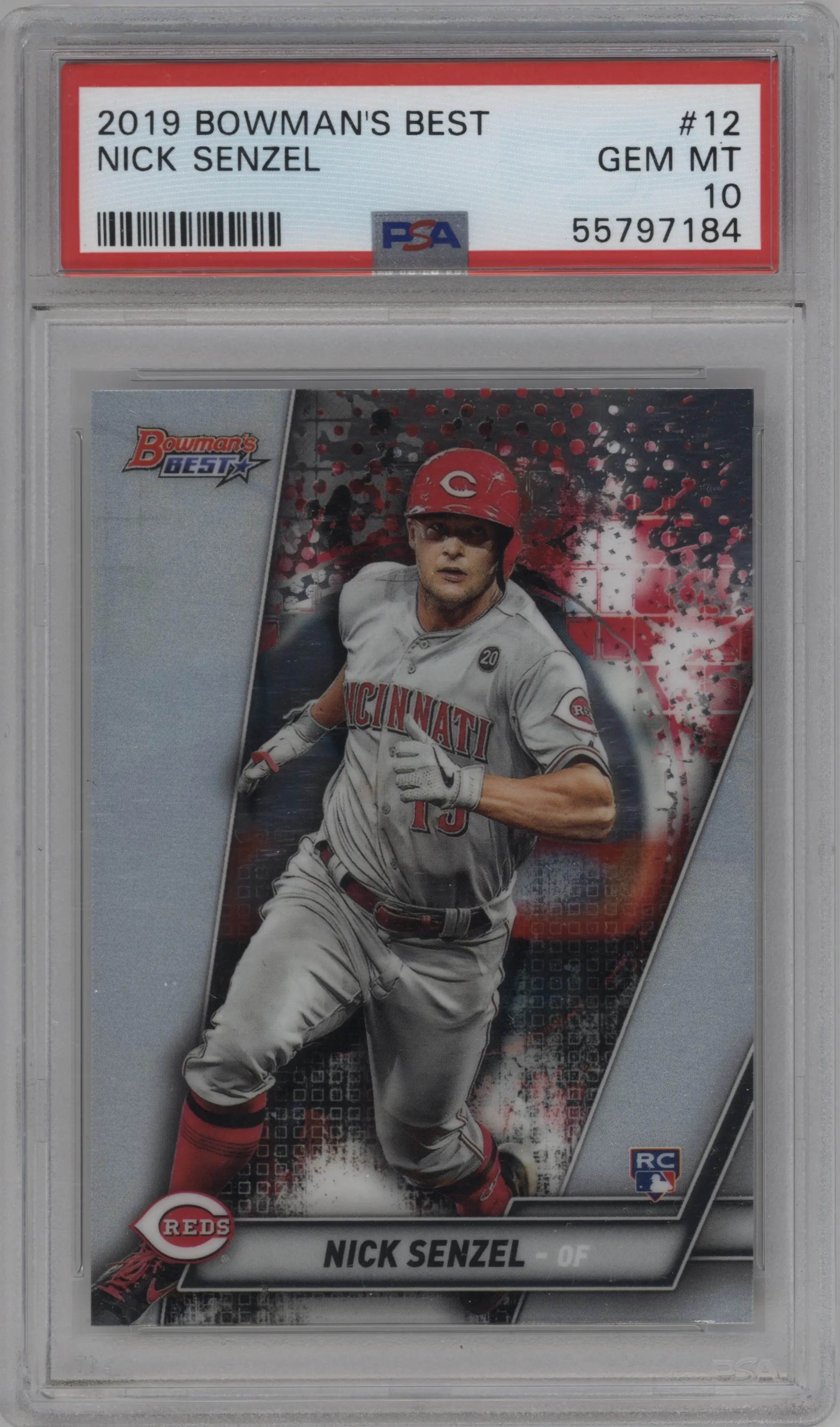 2019 Bowman’s Best Nick Senzel #12 PSA 10
