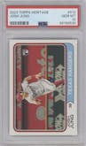 Josh Jung from the 2023 Topps Heritage High Number  set graded by PSA and given an overall grade of 10.
