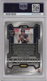 C.J. Stroud from the 2023 Panini Prizm set featuring a Disco parallel graded by PSA and given an overall grade of 10.