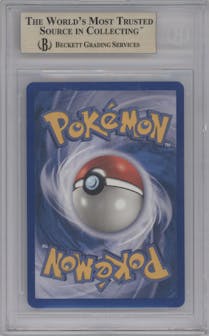Venusaur from the 2002 Pokemon  set graded by Beckett and given an overall grade of 9.5.