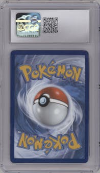 Espeon VMAX from the 2021 Pokemon SWSH set graded by CSG and given an overall grade of 10.