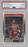 Scottie Pippen from the 1988-89 Fleer set graded by PSA and given an overall grade of 8.