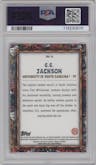 G.G. Jackson from the 2022-23 Bowman University Chrome set graded by PSA and given an overall grade of 10.