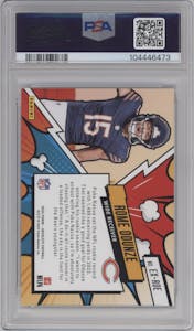 Rome Odunze from the 2024 Panini Absolute set graded by PSA and given an overall grade of 10.