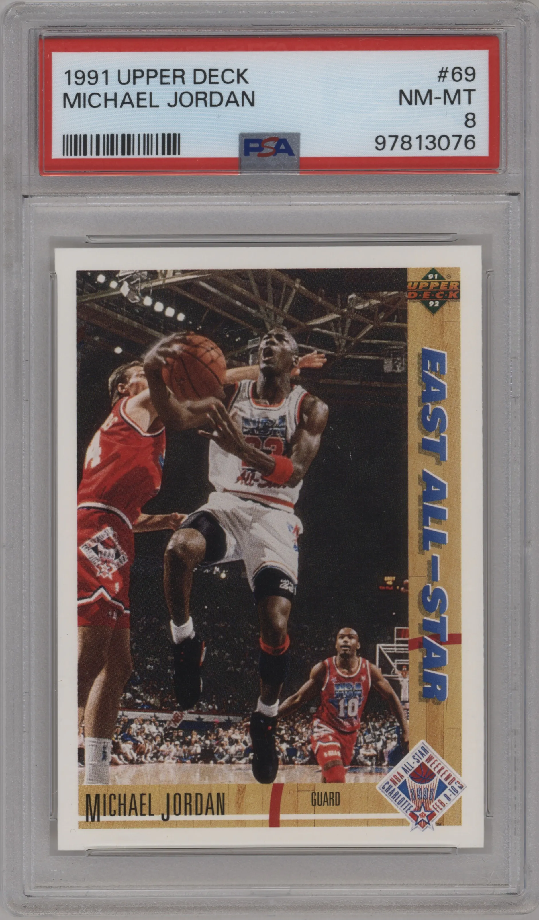 1991 Upper Deck Michael Jordan PSA 8