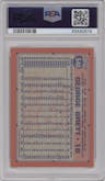 George Brett  from the 1991 Topps set graded by PSA and given an overall grade of 8.