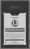 Luka Doncic from the 2018-19 Panini NBA Hoops  set graded by SGC and given an overall grade of 10.