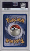 Shining Celebi from the 2002 Pokemon Neo Genesis set graded by PSA and given an overall grade of 8.