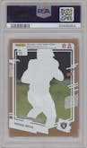 Michael Mayer  from the 2023 Clearly Donruss set featuring a Orange parallel graded by PSA and given an overall grade of 10.